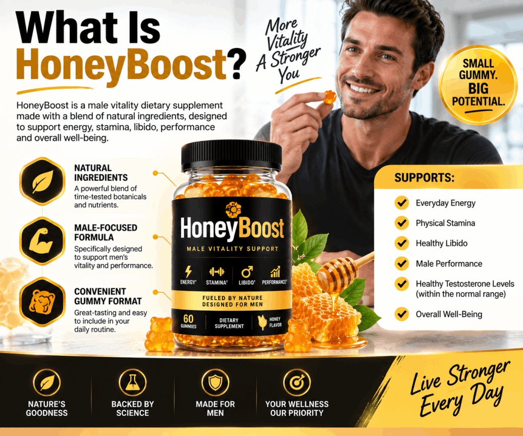 HoneyBoost gummy bottles lifestyle